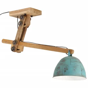 Lampa Sufitowa 25 W, Postarzany Niebieski, 105X30X65-108Cm, E27 Lumarko! - Lampy sufitowe - miniaturka - grafika 1