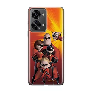 Etui Iniemamocni 001 Disney Nadruk pełny Pomarańczowy Producent: OnePlus, Model: NORD 2T 5G - Etui i futerały do telefonów - miniaturka - grafika 1