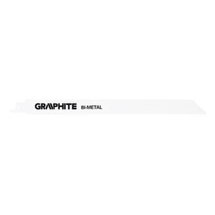 GRAPHITE Brzeszczot bagnetowy 250 x 20 x 0,9 mm, 10 TPI, komplet 2 sztuki, - Brzeszczoty - miniaturka - grafika 1