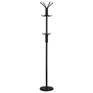 Wieszaki i stojaki - Wieszak metalowy Viborg chrom, 180 cm, czarny - miniaturka - grafika 1