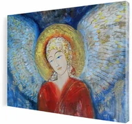 Ikony i obrazy sakralne - Anioł-obraz religijny na płótnie - miniaturka - grafika 1