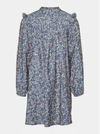 Sukienki i spódniczki dla dziewczynek - Vero Moda Girl Sukienka codzienna Iris 10301871 Niebieski Regular Fit - miniaturka - grafika 1