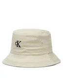 Czapki damskie - Calvin Klein Jeans Kapelusz Embroidered Monogram Bucket Hat LV04K5020G Biały - miniaturka - grafika 1