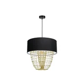 Lampy pozostałe - Milagro Lampa Wisząca Almeria Black/Gold 1x E27 MLP6442 - miniaturka - grafika 1