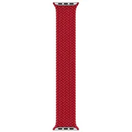 Akcesoria do smartwatchy - Oryginalny Pasek Apple Braided Solo Loop 44mm Red Size 10 - miniaturka - grafika 1