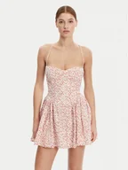 Sukienki - BARDOT Sukienka koktajlowa 59827DB Kolorowy Regular Fit - miniaturka - grafika 1