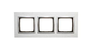 Kontakt Simon SIMON S.A. Ramka 3 Nature-Metal, INOX KLASYCZNY, IP20/IP44 DRN3 - Klawisze i ramki - miniaturka - grafika 2