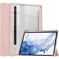 Etui do tabletów - Bizon Etui Case Tab Clear Matt do Samsung Galaxy Tab S8 / S7, różowozłote - miniaturka - grafika 1