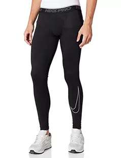 NIKE Męskie legginsy M Np Df, czarne/białe, XXL UK - Legginsy - miniaturka - grafika 1