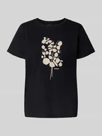 Koszulki i topy damskie - T-shirt o kroju regular fit z czystej bawełny - miniaturka - grafika 1