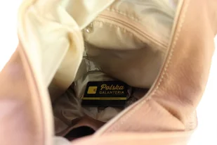 Plecak Skórzany PolskaGalanteria (PL) JOANNA BEŻOWY Skóra Naturalna Licowa - Torebki damskie - miniaturka - grafika 4