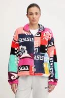 Bluzy damskie - Rip Curl bluza KEEPSAKES damska kolor różowy wzorzysta 09JWFL - miniaturka - grafika 1
