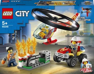 LEGO City Helikopter strażacki leci na ratunek 60248 - Klocki - miniaturka - grafika 2