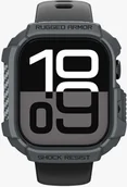 Akcesoria do smartwatchy - Spigen Rugged Armor 2, dark gray - Apple Watch 11 46mm - miniaturka - grafika 1