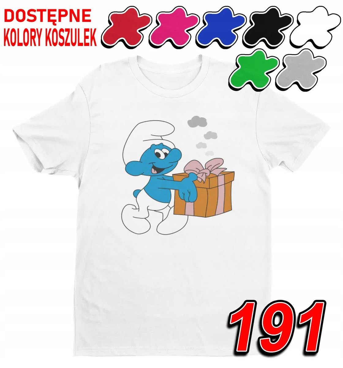 Dziecięca Koszulka T-Shirt Z Nadrukiem Prezent Bomba Zgrywus - L 146-152