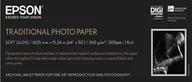 Papier do drukarek - Epson Papier fotograficzny Traditional Photo Paper, 64&quot;x 15m 300g/m2 C13S045107 - miniaturka - grafika 1