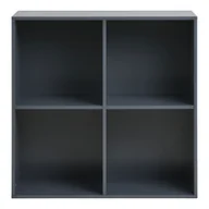 Półki do salonu - Półka ścienna Horne, malowane drewno, ciemnoszary 69x30x69 cm - miniaturka - grafika 1