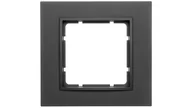 Klawisze i ramki - Hager polo Berker B.7 Ramka pojedyncza antracyt mat 10116626 10116626 - miniaturka - grafika 1