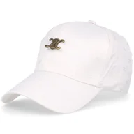 Czapki i chusty sportowe męskie - Czapka z daszkiem bejsbolówka damska męska Classy Chic White - miniaturka - grafika 1