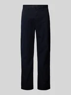 Spodnie męskie - Spodnie materiałowe z wpuszczanymi kieszeniami w stylu francuskim - miniaturka - grafika 1