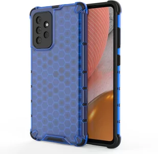 Samsung Hurtel Honeycomb etui pancerny pokrowiec z żelową ramką Galaxy A72 4G niebieski - Etui i futerały do telefonów - miniaturka - grafika 1