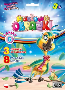 Niko Piaskowe obrazki Pakiet 5 - Zabawki kreatywne - miniaturka - grafika 4