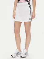 Spódnice - adidas Spódnica trapezowa adicolor 3-Stripes JD0284 Biały Regular Fit - miniaturka - grafika 1