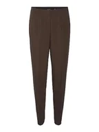 Spodnie damskie - VERO MODA Spodnie damskie VMSANDY HR Tapered Pant NOOS, Coffee Bean, S x 30L - miniaturka - grafika 1