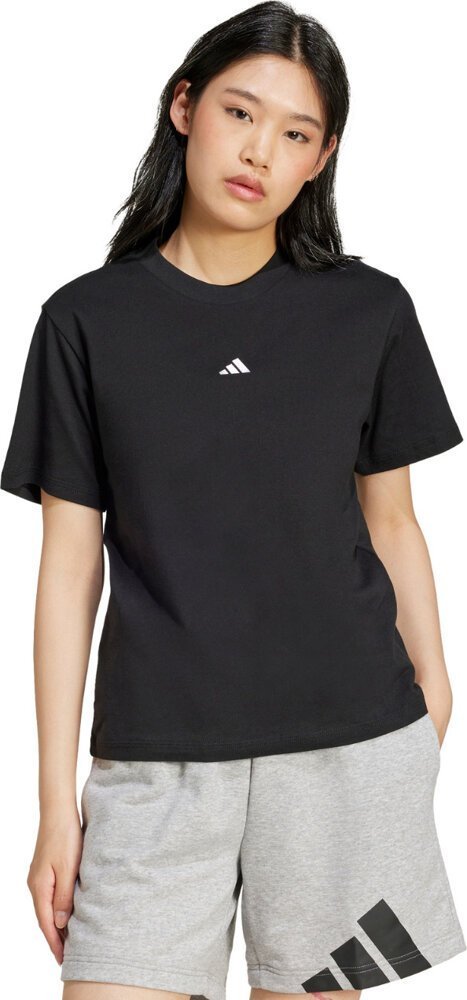 Adidas Koszulka damska adidas Essentials Small Logo Cotton czarna JC5943 M