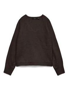 Vero Moda Sweter w kolorze brązowym - Swetry damskie - miniaturka - grafika 1