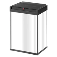 Kosze biurowe - B2B Partner Samozamykający śmietnik na odpady Big-Box L, 35 l, zbiorczy, nierdzewny polerowany 0840-111 - miniaturka - grafika 1