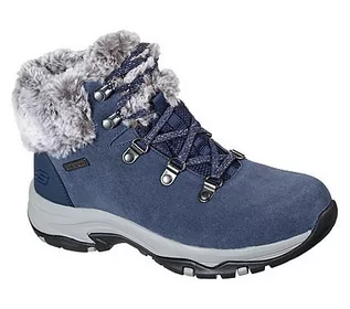 Botki damskie - SKECHERS Botki Damskie TREGO FALLS FINEST 167178-NVY 36 EU - grafika 1