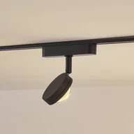 Lampy pozostałe - Spot LED Lindby 48 V Lumaro, czarny, Ø 7,3 cm, aluminium, ściemniany - miniaturka - grafika 1