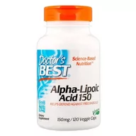 Suplementy naturalne - Doctor's Best ALA - kwas alfa liponowy 150 mg (120 kaps.) - miniaturka - grafika 1