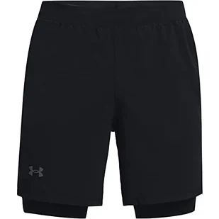Under Armour Męskie szorty z tkaniny stretch 18,78 cm 2 w 1 - Spodenki damskie - miniaturka - grafika 1