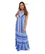 Sukienki - Joe Browns Damska letnia sukienka plażowa maxi w stylu casual, niebieska, 8 - miniaturka - grafika 1