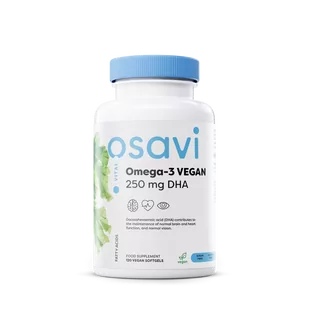 Osavi Omega-3 VEGAN, 250 mg DHA, 120 kapsułek roślinnych - Witaminy i minerały - miniaturka - grafika 1