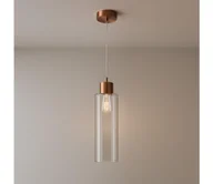 Lampy sufitowe - ONLI - Żyrandol na lince DODO 1xE27/22W/230V miedziany - miniaturka - grafika 1