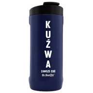 Kubki termiczne - Kubek termiczny na kawę 2w1 Dr.Bacty Notus 360 ml - Kuźwa - granatowy - miniaturka - grafika 1