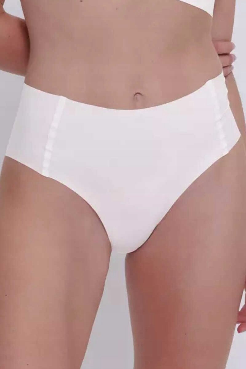 Majtki Sloggi ZERO FEEL 2.0 High Waist Midi XXL Białe Bezszwowe