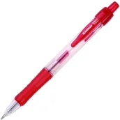 Długopisy - Donau DŁUGOPIS AUTOMATYCZNY ŻELOWY DONAU WODOODPORNY, CZERWONY - miniaturka - grafika 1