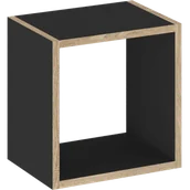 Szafy i szafki dla dzieci - Półka kwadratowa czarna Tutu Black - miniaturka - grafika 1