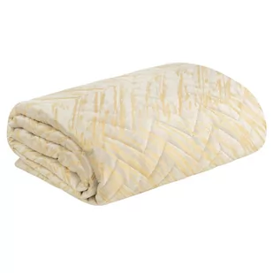 Eurofirany Euro Firany Narzuta 170 x 210 Velvet Agata Krem 1216818 - Narzuty - miniaturka - grafika 1