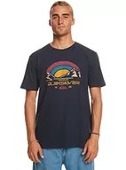 Koszulki męskie - Quiksilver Koszulka męska Basic Blue XS - miniaturka - grafika 1