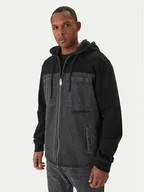 Kurtki męskie - Karl Lagerfeld Jeans Kurtka jeansowa B1M14044 Szary Regular Fit - miniaturka - grafika 1