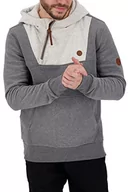 Swetry męskie - Alife and Kickin męska bluza AcoAK A bluza z kapturem, sweter S-XXXL, Steal Melange, XL, Steal Melange - miniaturka - grafika 1