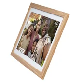 Ramki cyfrowe do zdjęć - DENVER Frameo PFF-2162LW Brązowy - miniaturka - grafika 1