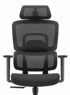 Fotel biurowy, krzesło biurowe Fotel biurowy ergonomiczny obrotowy Hell's Chair HC- 1051 CZARNY TKANINA - Fotele i krzesła biurowe - miniaturka - grafika 1