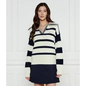 Swetry damskie - Tommy Hilfiger Sweter | Loose fit - miniaturka - grafika 1