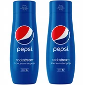 Syropy i koncentraty owocowe - Sodastream Zestaw koncentratów 2 x Pepsi - miniaturka - grafika 1
